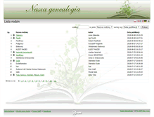 Tablet Screenshot of naszagenealogia.pl